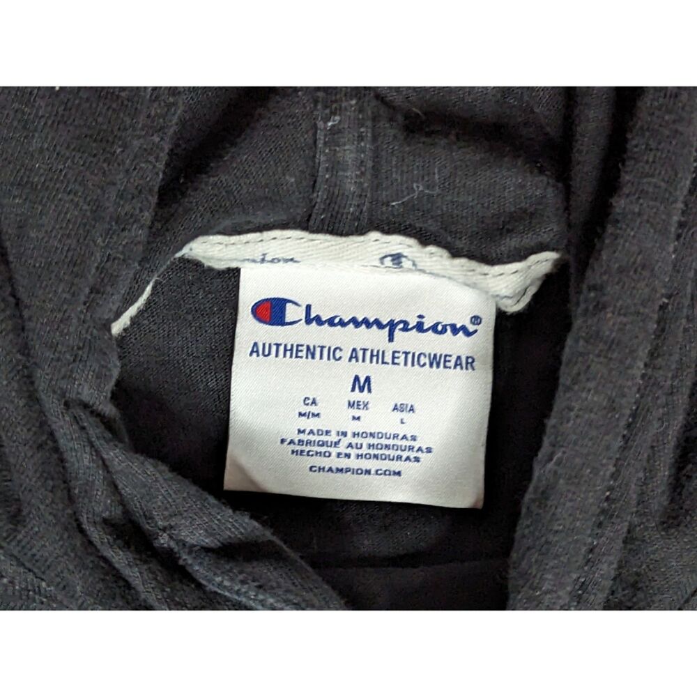 Champion Black Hoodie Size Kids Medium - Picture 5 of 5